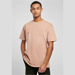 เสื้อยืดผ้าฝ้ายสีทึบของผู้ชาย - Product Image 1