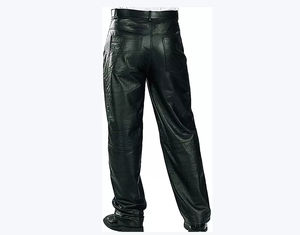 <b>Men's</b> Casual Cowhide <b>Leather</b> <b>Shorts</b> Breathable Quick Dry Genuine <b>Leather</b> Button Decoration Mid Waist Winter Gym Running OEM - Product Image 4