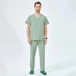 ชุด2025พยาบาลสแปนเด็กซ์สำหรับผู้หญิงชุดเครื่องแบบทางการแพทย์สำหรับคลินิกทันตกรรมโรงพยาบาลสปาความงามแบบถัก - Product Image 2