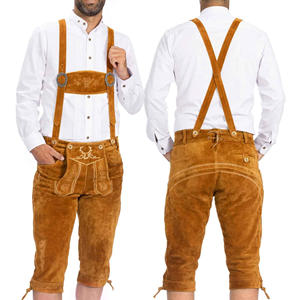 Unisex Casual Wear Bavarian <b>Linen</b>/Cotton Breathable Summer <b>Shorts</b> Custom Embroidery Design Mid Waist Pockets <b>Long</b> Knee <b>Shorts</b> - Product Image 2