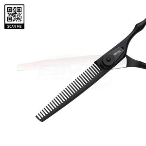 Juego de Tijeras Profesionales para Cortar Cabello de Acero Inoxidable, Tensión Ajustable, Diseño Ligero para Salón de Belleza y Barbería - Product Image 4