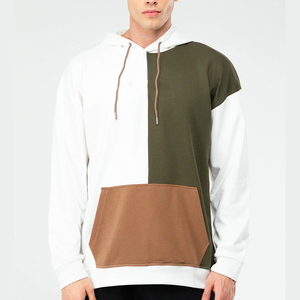 Venta al por mayor de sudaderas con cremallera para mujer de manga larga de otoño sudaderas de gran tamaño de lana 100% de algodón con cremallera completa ropa de calle Sudadera con capucha - Product Image 6