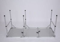 Table pliante multifonctionnelle en alliage d'aluminium épaissi, ultralégère, pour pique-niques en plein air