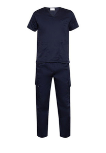 Haute qualité sur mesure manches courtes vêtements de travail soins infirmiers gommage ensembles hôpital médical doux uniforme pour hommes - Product Image 5