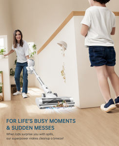 Aspiradora Inalámbrica Portátil y Ligera con Función de Limpieza en Seco, Limpieza Profunda para Pelo de Mascotas, Alfombras, Pisos y Hogar - Product Image 6