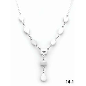 Collar de Plata de Ley Negro Hecho a Mano del Suroeste con Ónix, Perlas, Gota de Agua, Ancla y Cuentas Numéricas – Regalo Religioso Clásico y de Moda - Product Image 4