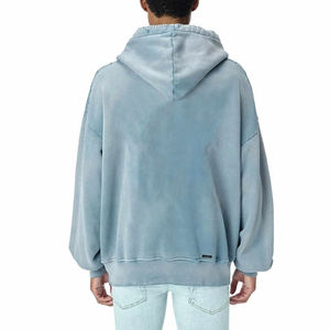 Offre Spéciale Pull sur mesure sérigraphie Sweat à capuche Boxy surdimensionné Vente en gros Sweats à capuche et sweat-shirts pour hommes délavés à l'acide - Product Image 3