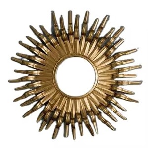 Vente en gros Miroir mural décoratif moderne de luxe fabriqué à la main avec cadre en métal Fait main unique pour la maison et les mariages de haute qualité - Product Image 5