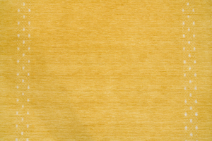 Tapis Gabbeh jaune soleil, tissé à la main en laine, style turc, tapis minimaliste pour salon, chambre à coucher, décoration intérieure - Product Image 5