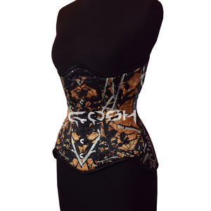 Corsé con Estampado de Selva Tropical, Corsé Ajustable con Varillas de Acero para Entrenamiento de Cintura - Product Image 4