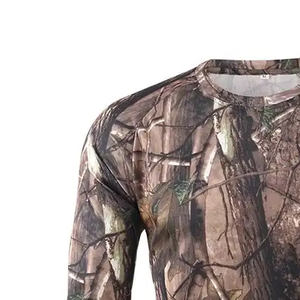 Chemises tactiques de camouflage d'extérieur à marque privée, respirantes en polyester/coton, vêtements de chasse performants, service OEM, directement de l'usine - Product Image 3