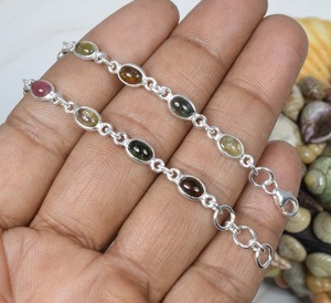 ของขวัญวันเกิดธรรมชาติหลายเพทายชุบทอง925เงินอัญมณีปรับได้ทำด้วยมือของผู้ชาย - Product Image 2