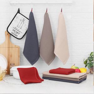 Juego de toallas de cocina de tamaño personalizado de algodón 100% más vendidos Toalla de calidad superior Toalla de cocina de servicio OEM personalizada - Product Image 3