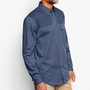 Camisas tácticas para hombres al aire libre casual manga larga botón Arriba fino transpirable caza trabajo suelto bolsillos en el pecho/camisas de caza - Product Image 4