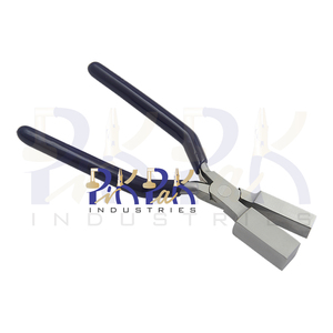 Pince de fabrication de bélière carrée 160mm avec poignées en PVC à ressort Ex-Large mâchoire 16mm 20mm LapJoint fabrication de bijoux circlip carré sertissage - Product Image 5