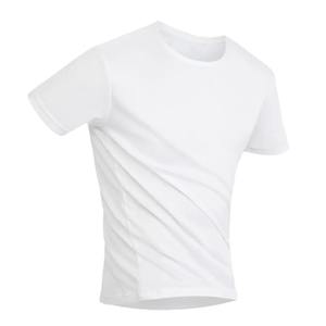 Logo imprimé personnalisé pour homme, vêtements de sport, en coton, manches courtes, hauts de gymnastique, T-shirts unis, épaules tombantes, chemise vierge, 250 g/m² - Product Image 5