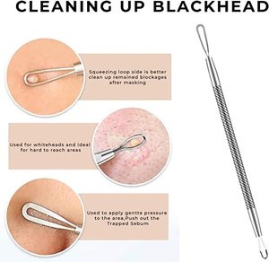 Trending Product Professional Stainless Steel Material Made Pimple <b>Extractor</b> Remover Comedone Spot Acne Pimple Removal Tool - Product Image 3