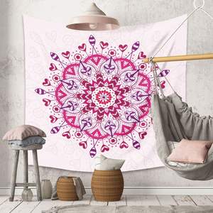 Tapiz Rectangular de Pared de Alta Calidad para Decoración Festiva, Directo de Fábrica, Manta India Personalizada, Tapiz Bohemio para Colgar en la Pared - Product Image 2