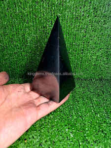 GROS NATUREL SHUNGITE NOIR RUSSE PYRAMIDE NUBIENNE POUR L'UTILISATION REIKI GUÉRISON MÉDITATION PROTECTION EMF ÉNERGIE MÉTHAPHYSCIALE - Product Image 5