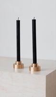 Bougeoir design base bulle bougeoir laiton noir argent support lampe décorative moderne base mariage maison table décor