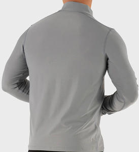 Sudadera Personalizada para Hombre con Cierre de Cremallera de un Cuarto, Ropa Deportiva Elástica con Diseño Deportivo Bordado - Product Image 5