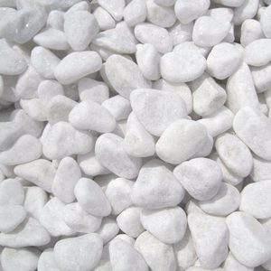 Pierres de galets de gravier blanc dégringolé écaillage marbre meilleur vendeur oeuf pierre neige naturelle fournisseur de roche blanche - Product Image 3