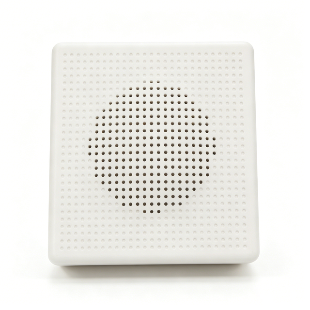 25W Wall-Mounted Speaker 2-Way Full-Range Surface Mount Audio for Commercial PA System 70V/100V & 8Ω Compatible