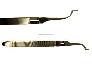 Pince de maintien orthodontique manuelle de précision mondiale pour la pose d'attaches dentaires en acier inoxydable ergonomique CE - Product Image 2