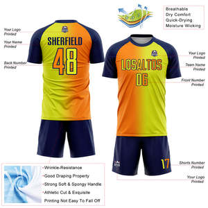 Uniforme de Fútbol de Manga Corta al por Mayor, de Secado Rápido, Transpirable y Duradero, con el Último Diseño, Talla Adulto, Personalizado con Impresión - Product Image 3