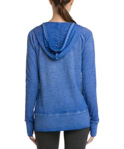 Sudadera con capucha de mujer de talla grande con lavado ácido OEM de mejor diseño, cuello con capucha transpirable de Color sólido ligero para adultos - Product Image 4