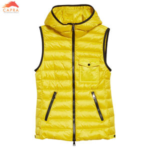 Gilet matelassé pour femmes en gros Vêtements de mode Gilet matelassé à capuche en nylon Fabriqué au Pakistan Conception respirante - Product Image 5