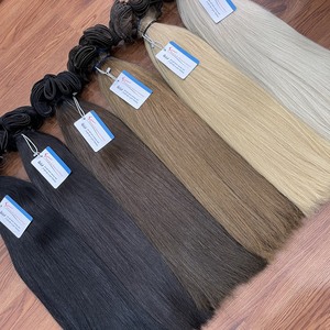 Extensiones de Cabello Humano Remy 100% al por Mayor, Tejidas a Mano, Doble Trama, Cutícula Alineada, Cabello Virgen, Proveedor - Product Image 4