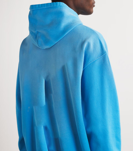Sudadera con capucha de color sólido unisex con capucha de botón a presión Sudadera de manga larga de lana suave para hombres y mujeres - Product Image 6