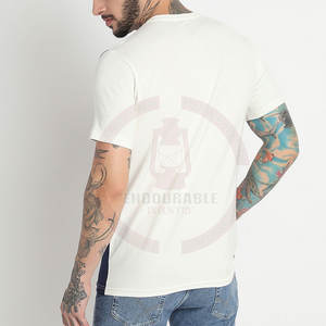 Camiseta con estampado de algodón 100% personalizado y logotipo de marca OEM para hombre, camiseta de gimnasio de gran tamaño transpirable de secado rápido con cuello redondo, camiseta sólida 3D de Pakistán - Product Image 3