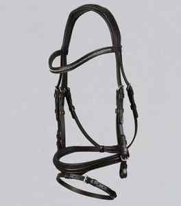 Bridon de cheval en cuir de luxe, style anglais, pour dressage, saut d'obstacles, équitation en plein air et entraînement, bridon d'équitation en cuir - Product Image 1