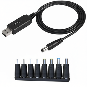 USB 5V <b>DC</b> 9V Power <b>Adapter</b> Converter Cable 8 Connectors 5.5mm X 2.5mm Step <b>Adapter</b> Connectors Product <b>Adapters</b> Connectors - Product Image 2