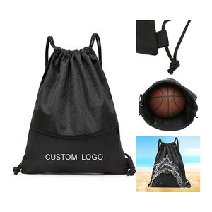 Venta al por mayor Bolsas Fabricante Reflectante 2024 Cordón Mochila Gimnasio Deportes Cuerda Saco Bolsas al aire libre - Product Image 3