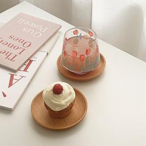 Ensemble de plats en bois durables pour le dîner servant des assiettes en bois naturel de la meilleure qualité - Product Image 2