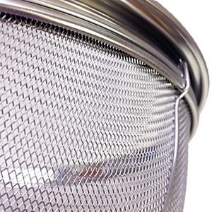Japanese Quality Kitchen Tools 18-8 Stainless Steel <b>Mesh</b> <b>Strainer</b> Net Basket Food <b>Strainer</b> Tanaka's Fine <b>Mesh</b> Colander - Product Image 2