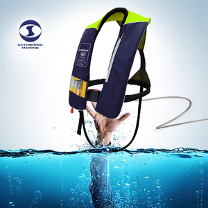 سترة نجاة سولاس 150 نيوتن، سترة نجاة قابلة للنفخ، سترة نجاة بحرية من النوع الأول للرجال - Product Image 1