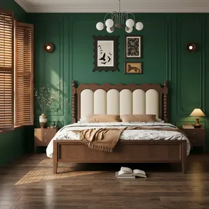 โครงเตียงไม้แอชแท้สไตล์สแกนดิเนเวียน เรียบง่าย - Product Image 2