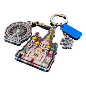 ผู้จัดจำหน่ายพวงกุญแจเซรามิกขายส่ง พวงกุญแจเซรามิกทนทาน สั่งซื้อจำนวนมากสำหรับของที่ระลึก ของชำร่วยงานอีเว้นท์ กันน้ำ ทนรังสียูวี - Product Image 1