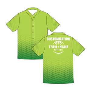 Maillot de baseball vierge imprimé respirant avec logo d'équipe de conception unisexe bon marché en gros - Product Image 6