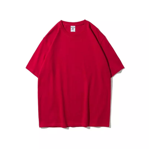 Heavyweight-camisetas personalizadas de talla grande para hombre, camiseta lisa con lavado de ácido para impresión lavada, camisetas con logo bordado - Product Image 6