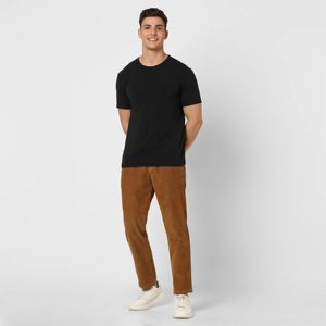 Men's Relaxed Fit Cotton Pants - Comfortable and Breathable, Ideal for Casual and Everyday Wear, Available in Various <b>Colours</b> - Product Image 1