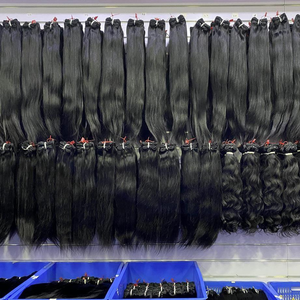 Cheveux humains indiens Remy naturels non traités, lisses et ondulés, qualité supérieure, vente en gros, fabricant en Inde - Product Image 2