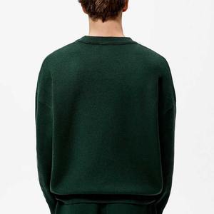 Alta calidad 100% algodón francés Terry hombres de gran tamaño pulóver sudadera hombro caído cuello redondo peso pesado ODM para sudaderas con capucha - Product Image 2