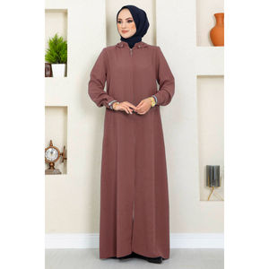 Nouvelle saison vêtements islamiques d'hiver pour femmes robe Abaya caftan tunique Dubaï mode islamique musulmane robes islamiques de fabrication turque - Product Image 3