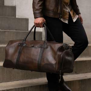 Bolsa de Lona de Cuero Suave para Uso Diario en el Trabajo, Viajes y Actividades Deportivas - Product Image 1