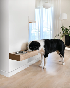 Soporte de madera elevado para perros pequeños, grandes y medianos, soporte para cuencos altos para perros, estación de alimentación montada para perros, accesorios para perros - Product Image 4
